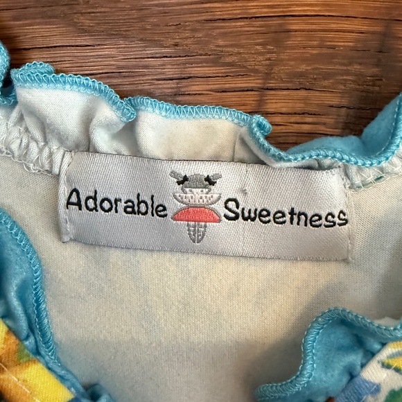 Sunflower Delight Kids Dress - Picture 5 of 7